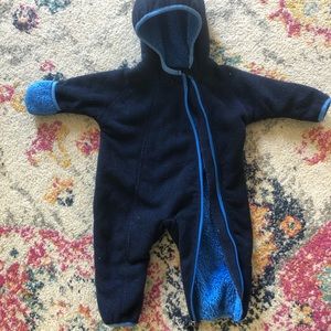 Infant cold weather suit